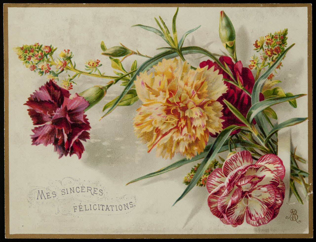 carte réclame chromo Paris 1900 1996.40.849.1 Photo