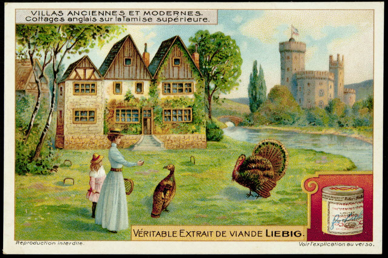carte réclame chromo Paris 1912 1996.40.956.4 Photo