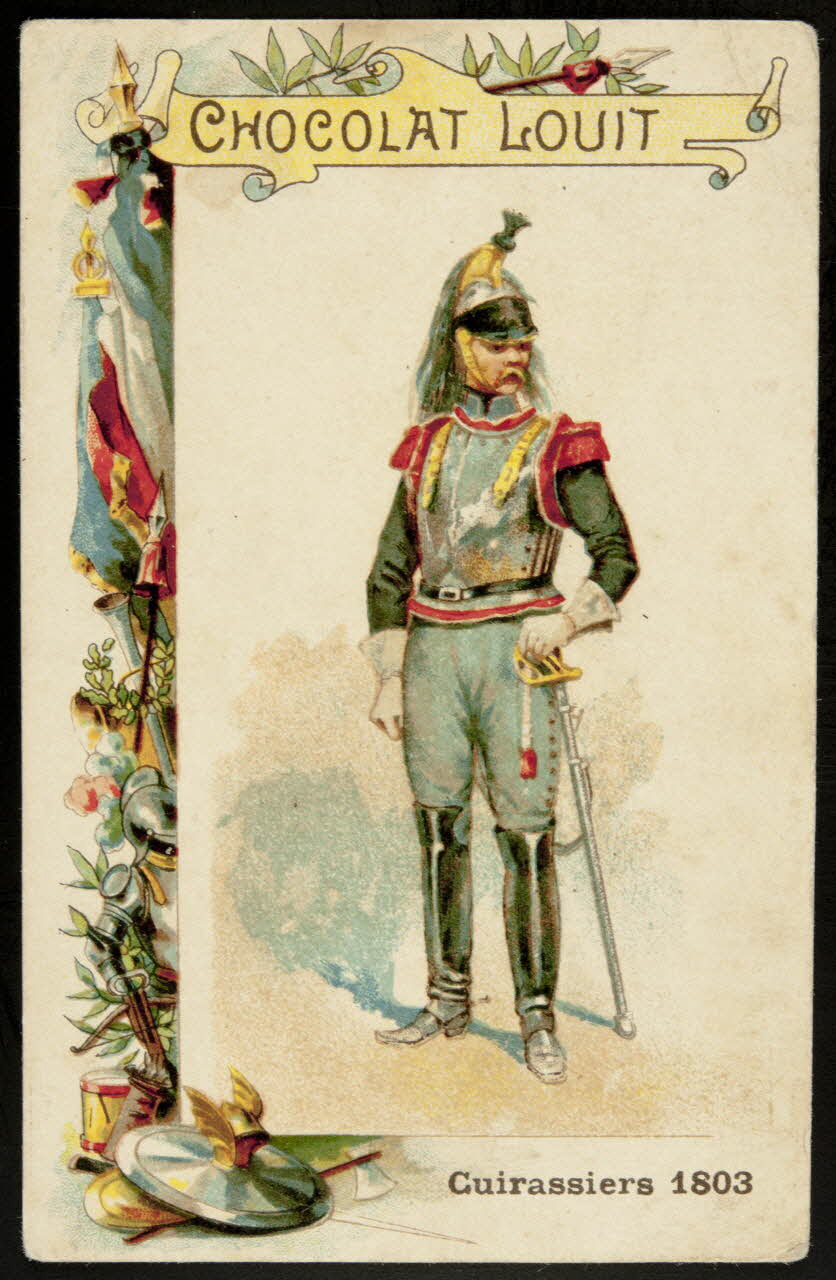 Imprimerie H. Laas carte réclame chromo Paris 1878-1905 1996.40.960.1 Photo