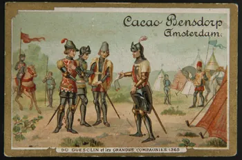 H. Laas, Pécaud et Cie carte réclame chromo Paris 1900-1905 1996.40.978.1 Photo