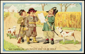 Laas Henri, Pécaud E. carte réclame chromo Paris 1900-1905 1996.40.981.10 Photo