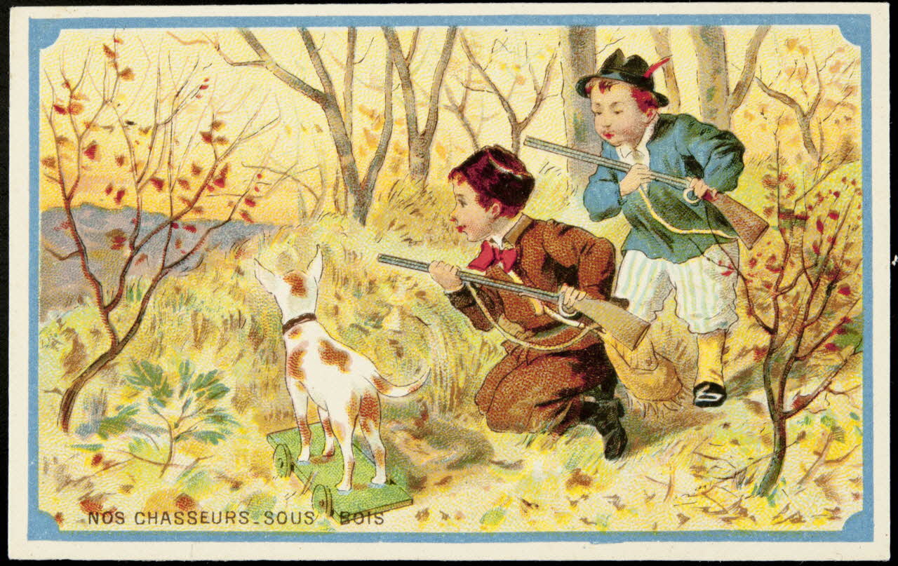 Laas Henri, Pécaud E. carte réclame chromo Paris 1900-1905 1996.40.981.12 Photo