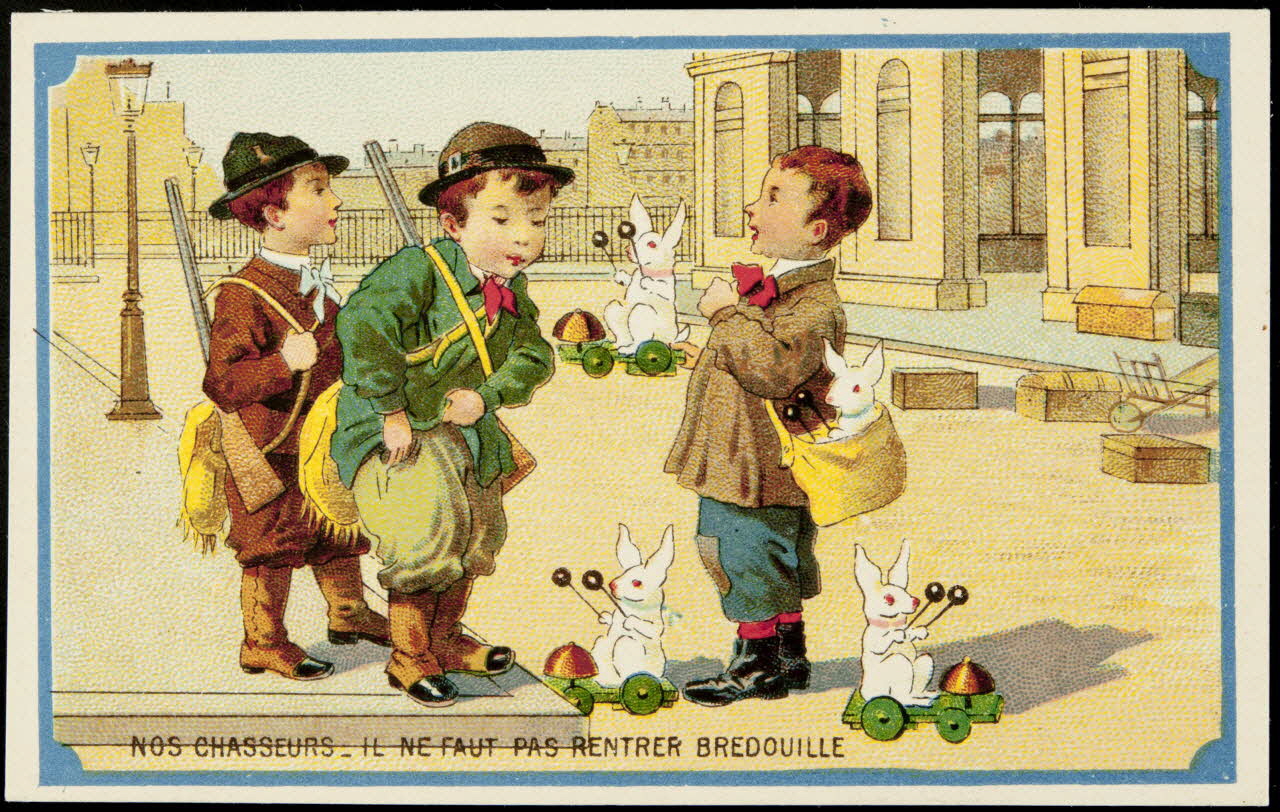 Laas Henri, Pécaud E. carte réclame chromo Paris 1900-1905 1996.40.981.3 Photo