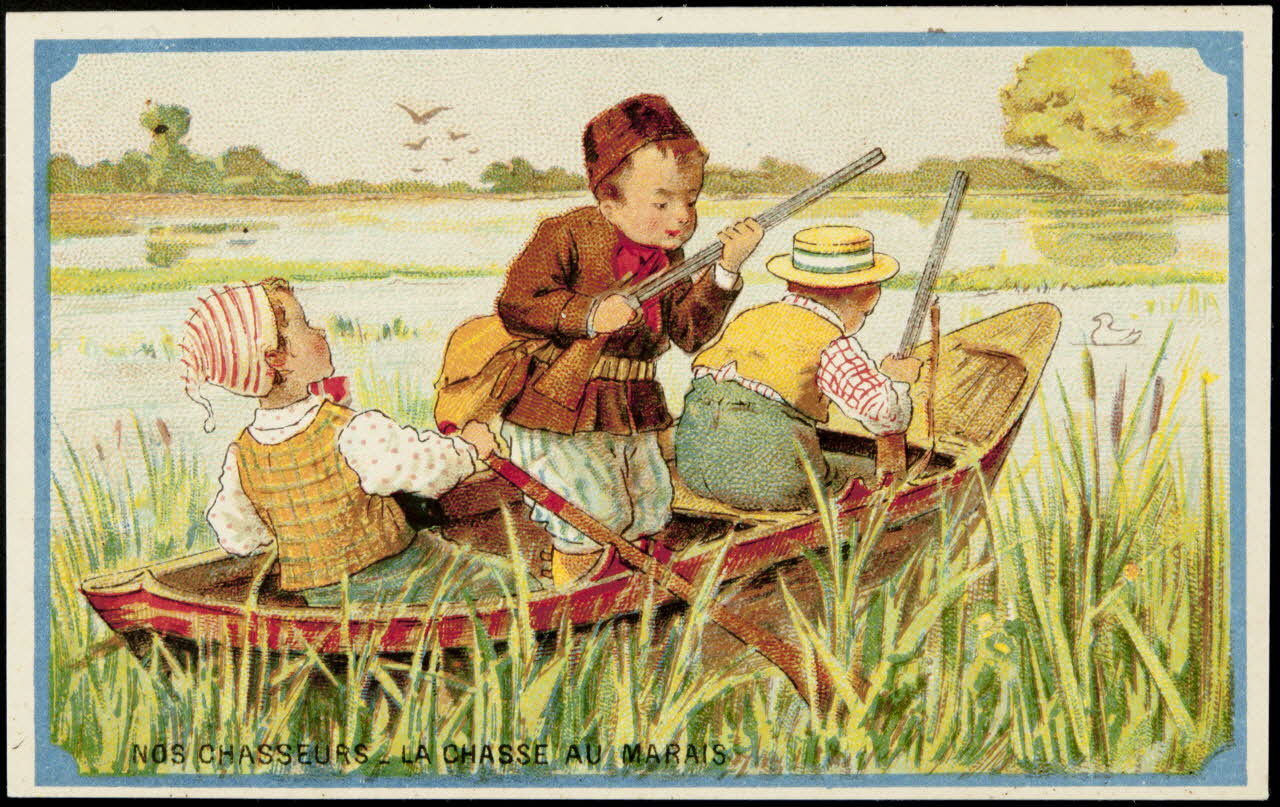 Laas Henri, Pécaud E. carte réclame chromo Paris 1900-1905 1996.40.981.5 Photo