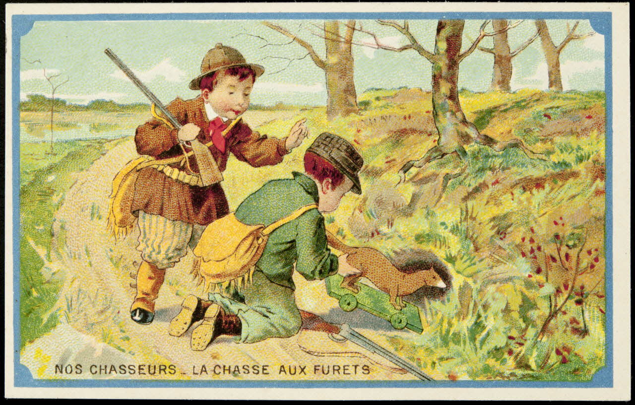 Laas Henri, Pécaud E. carte réclame chromo Paris 1900-1905 1996.40.981.6 Photo