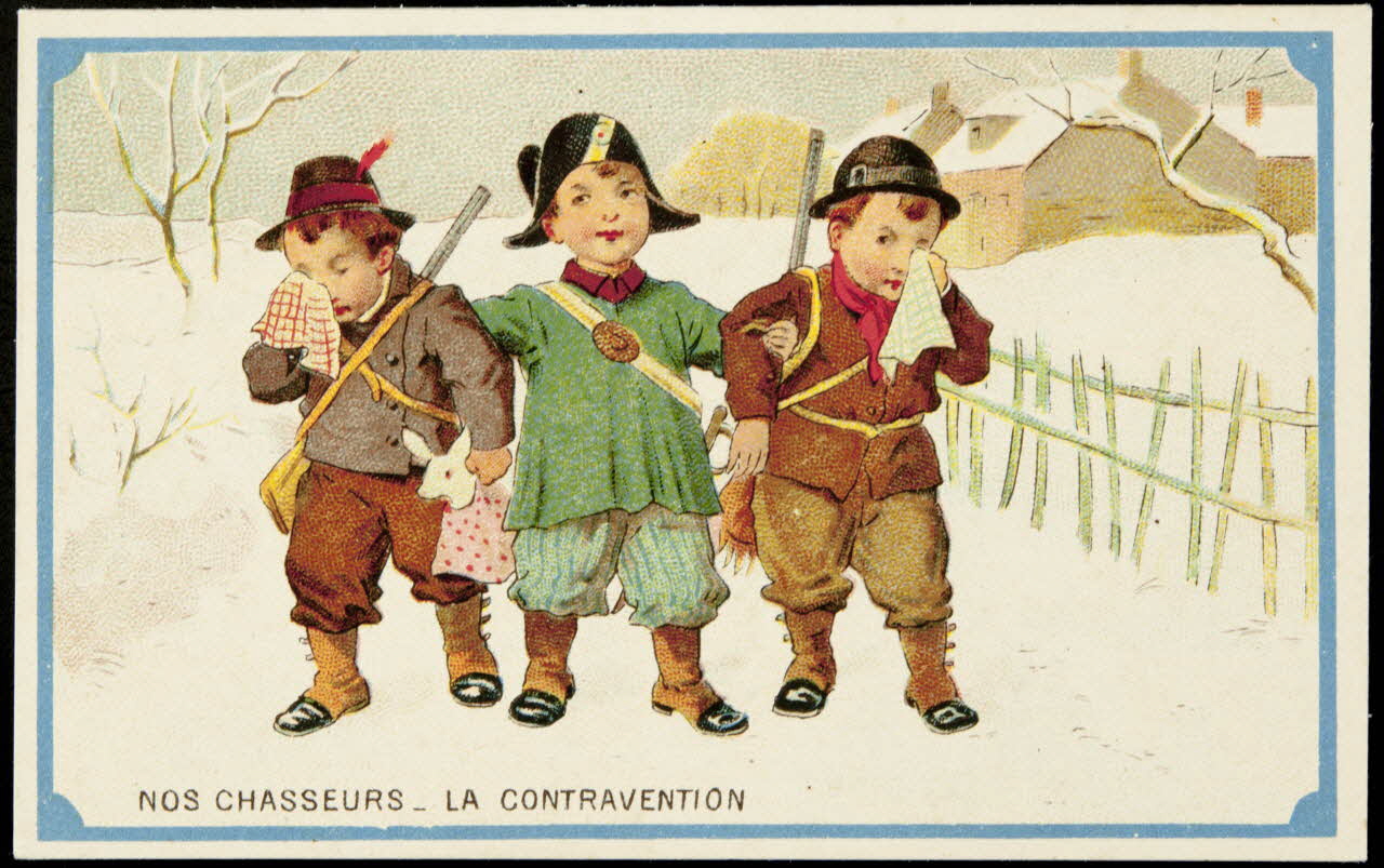 Laas Henri, Pécaud E. carte réclame chromo Paris 1900-1905 1996.40.981.7 Photo