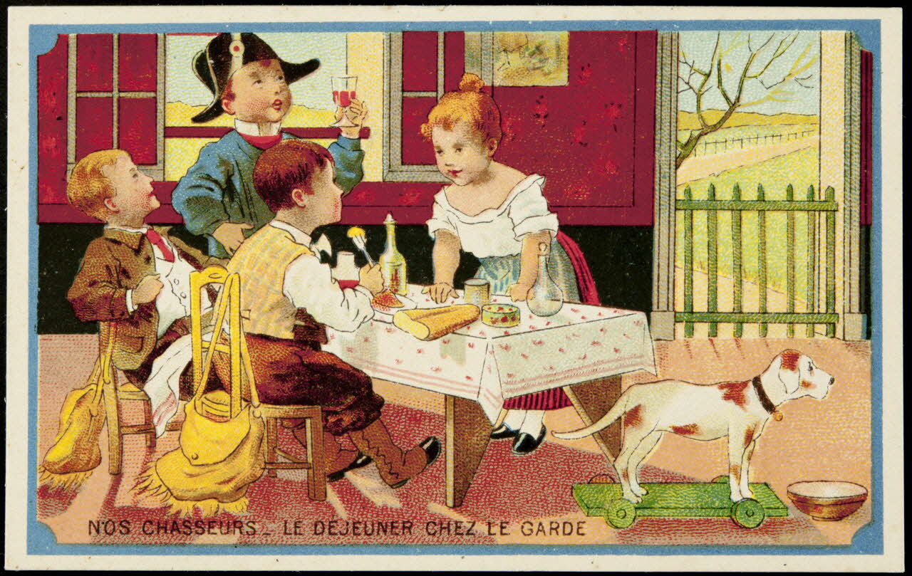 Laas Henri, Pécaud E. carte réclame chromo Paris 1900-1905 1996.40.981.8 Photo