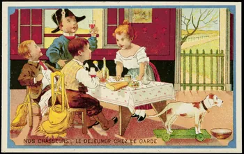 Laas Henri, Pécaud E. carte réclame chromo Paris 1900-1905 1996.40.981.8 Photo