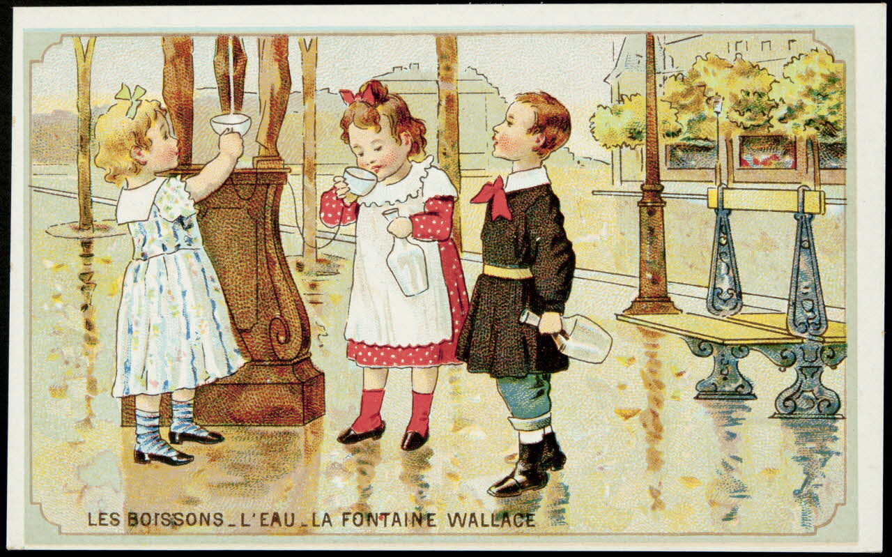 Laas Henri, Pécaud E. carte réclame chromo Paris 1900-1905 1996.40.982.2 Photo