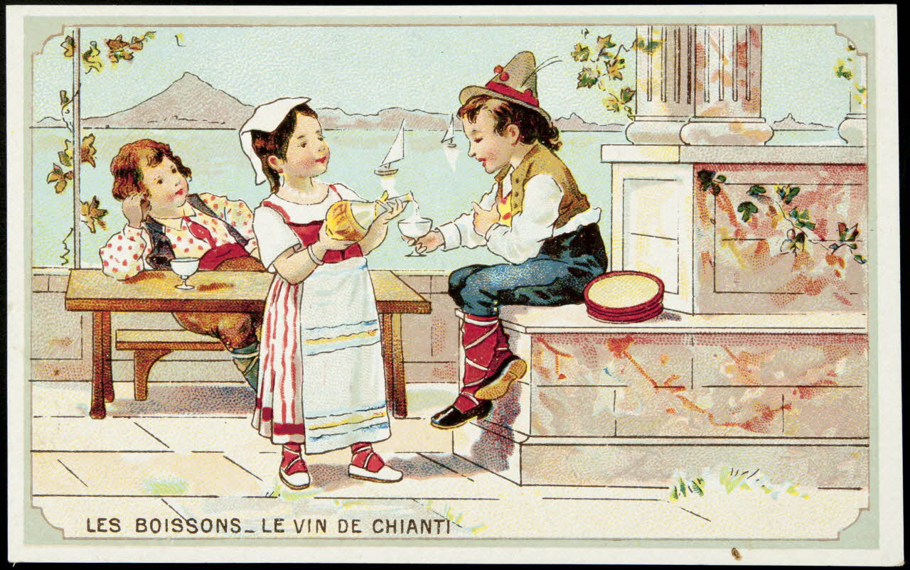 Laas Henri, Pécaud E. carte réclame chromo Paris 1900-1905 1996.40.982.5 Photo