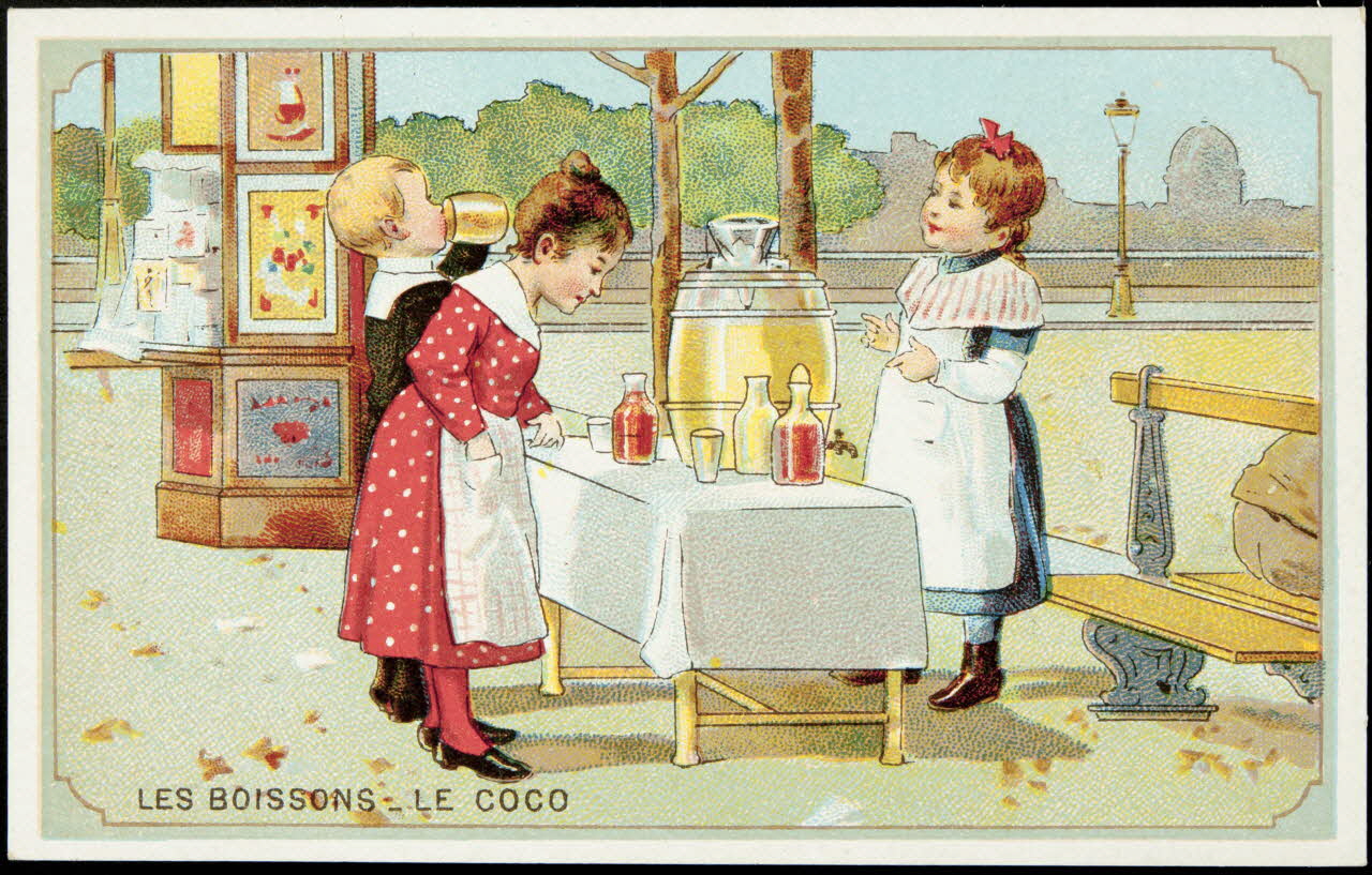 Laas Henri, Pécaud E. carte réclame chromo Paris 1900-1905 1996.40.982.6 Photo