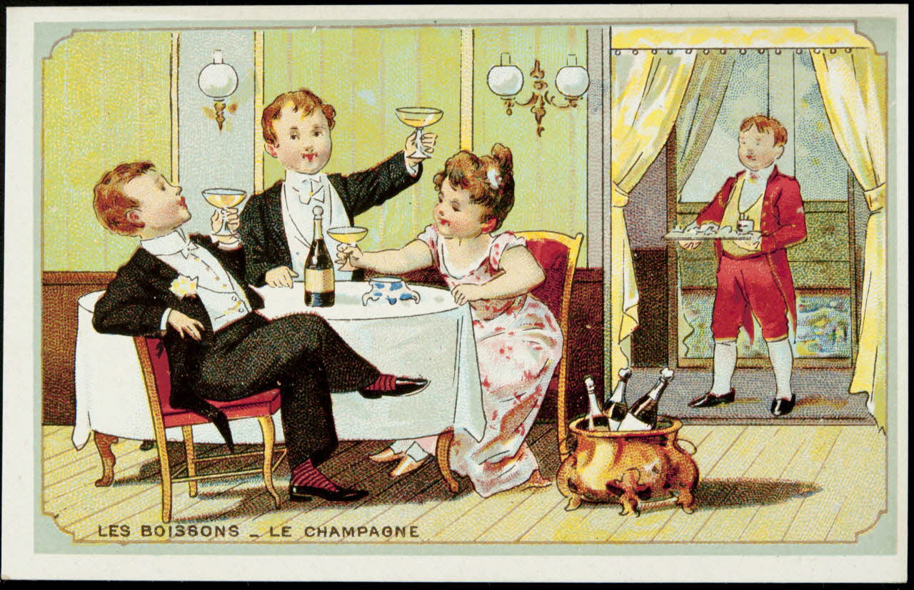 Laas Henri, Pécaud E. carte réclame chromo Paris 1900-1905 1996.40.982.7 Photo