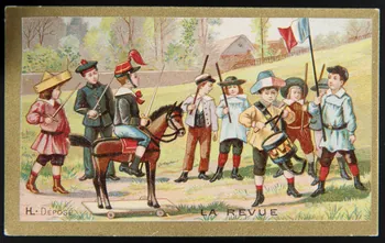 Imprimerie H. Laas carte réclame chromo Paris 1878-1905 1996.40.987.2  Photo