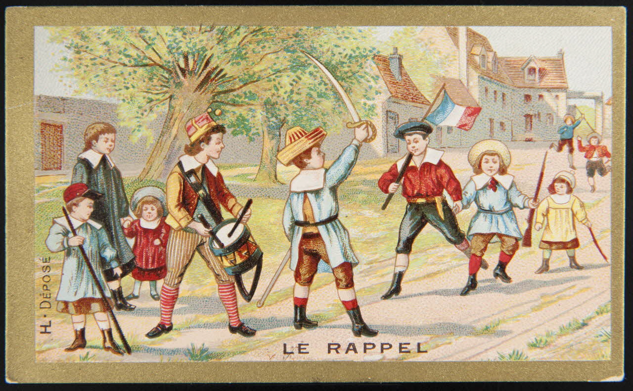 Imprimerie H. Laas carte réclame chromo Paris 1878-1905 1996.40.987.3 Photo