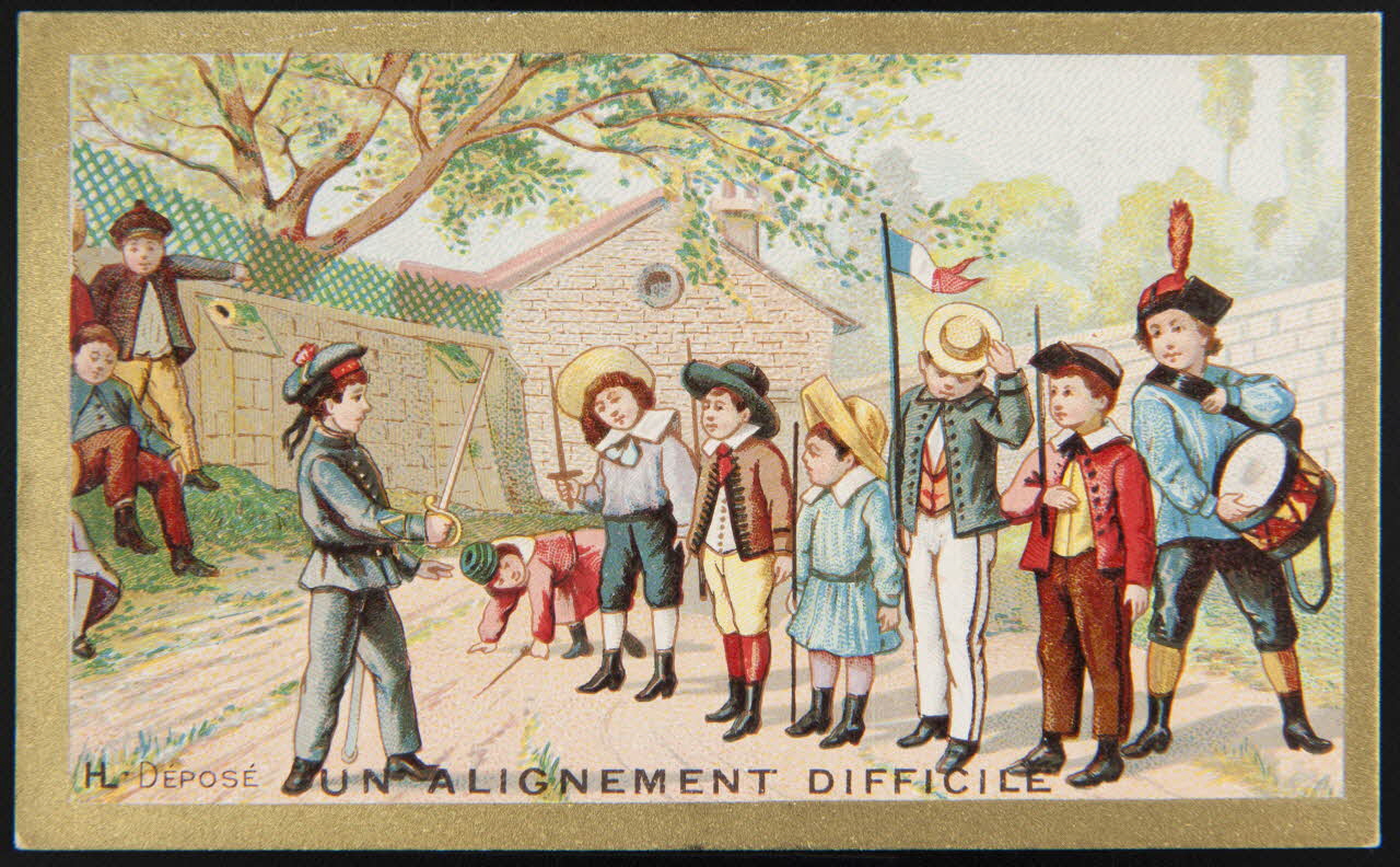 Imprimerie H. Laas carte réclame chromo Paris 1878-1905 1996.40.987.4 Photo