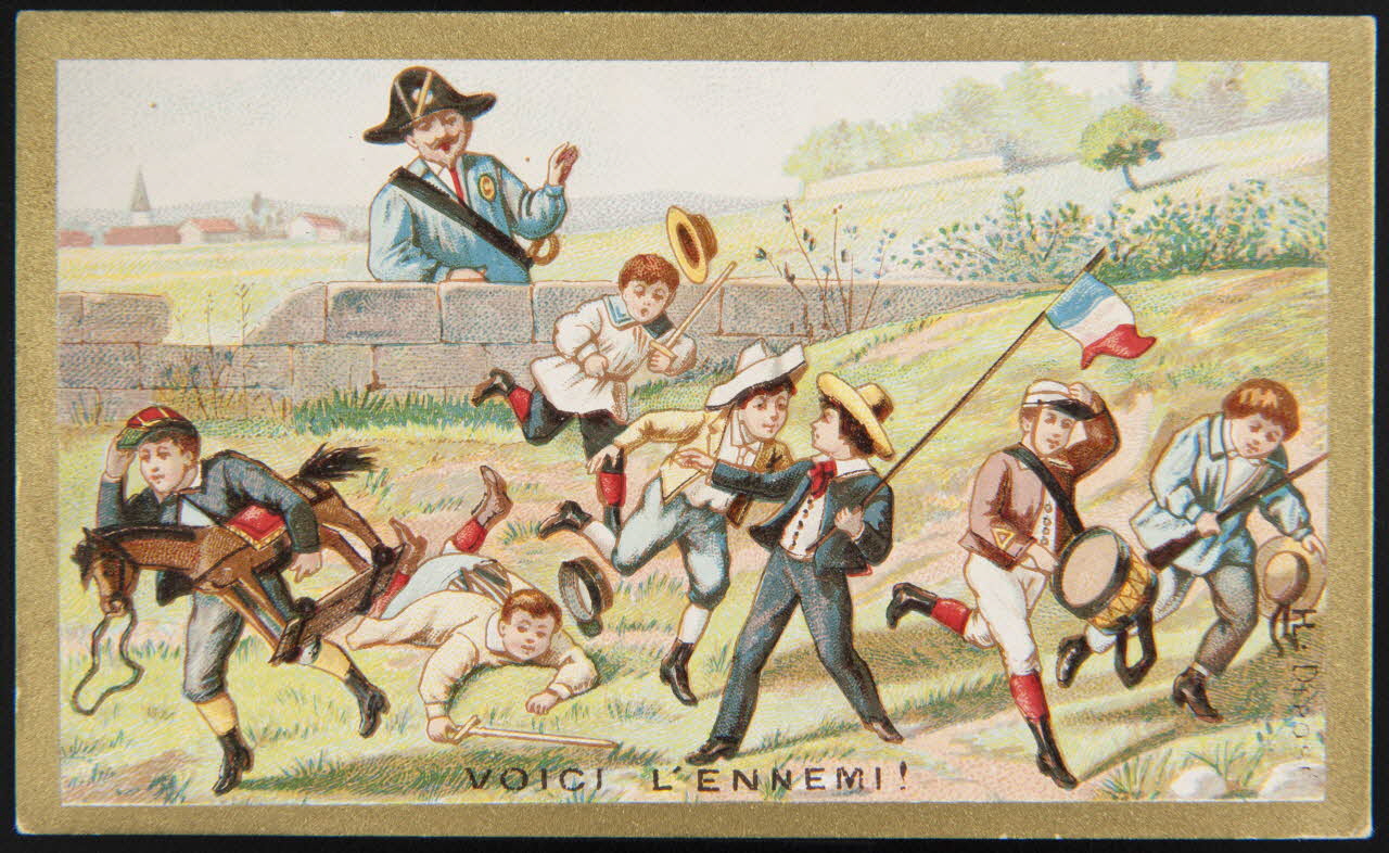 Imprimerie H. Laas carte réclame chromo Paris 1878-1905 1996.40.987.6 Photo