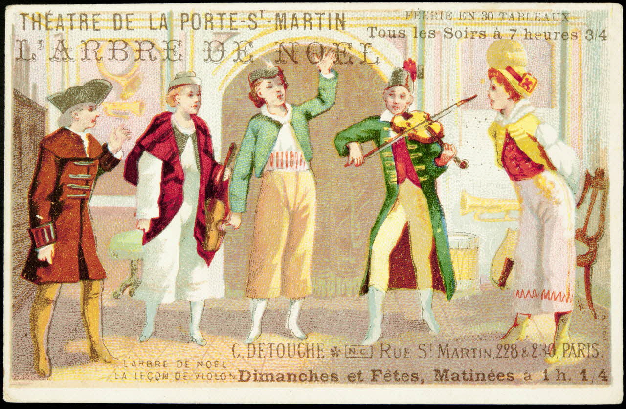 Imprimerie H. Laas carte réclame chromo Paris 1878-1905 1996.40.990.4 Photo