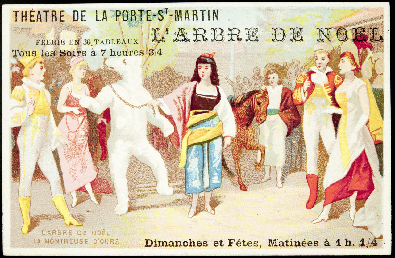 Imprimerie H. Laas carte réclame chromo Paris 1878-1900 1996.40.990.5 Photo