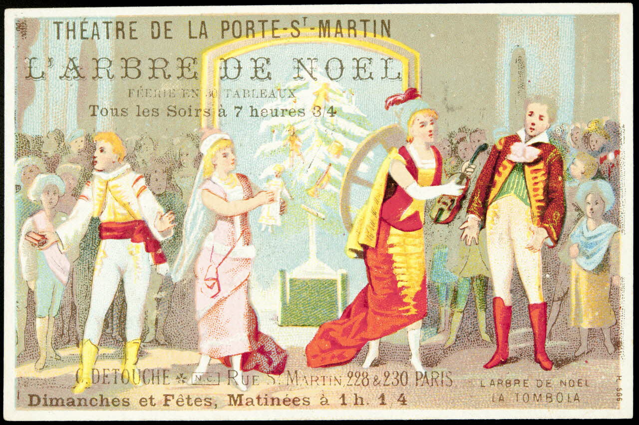 Imprimerie H. Laas carte réclame chromo Paris 1878-1905 1996.40.990.7 Photo