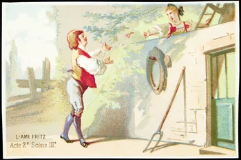 Imprimerie H. Laas carte réclame chromo Paris 1878-1905 1996.40.991.3 Photo