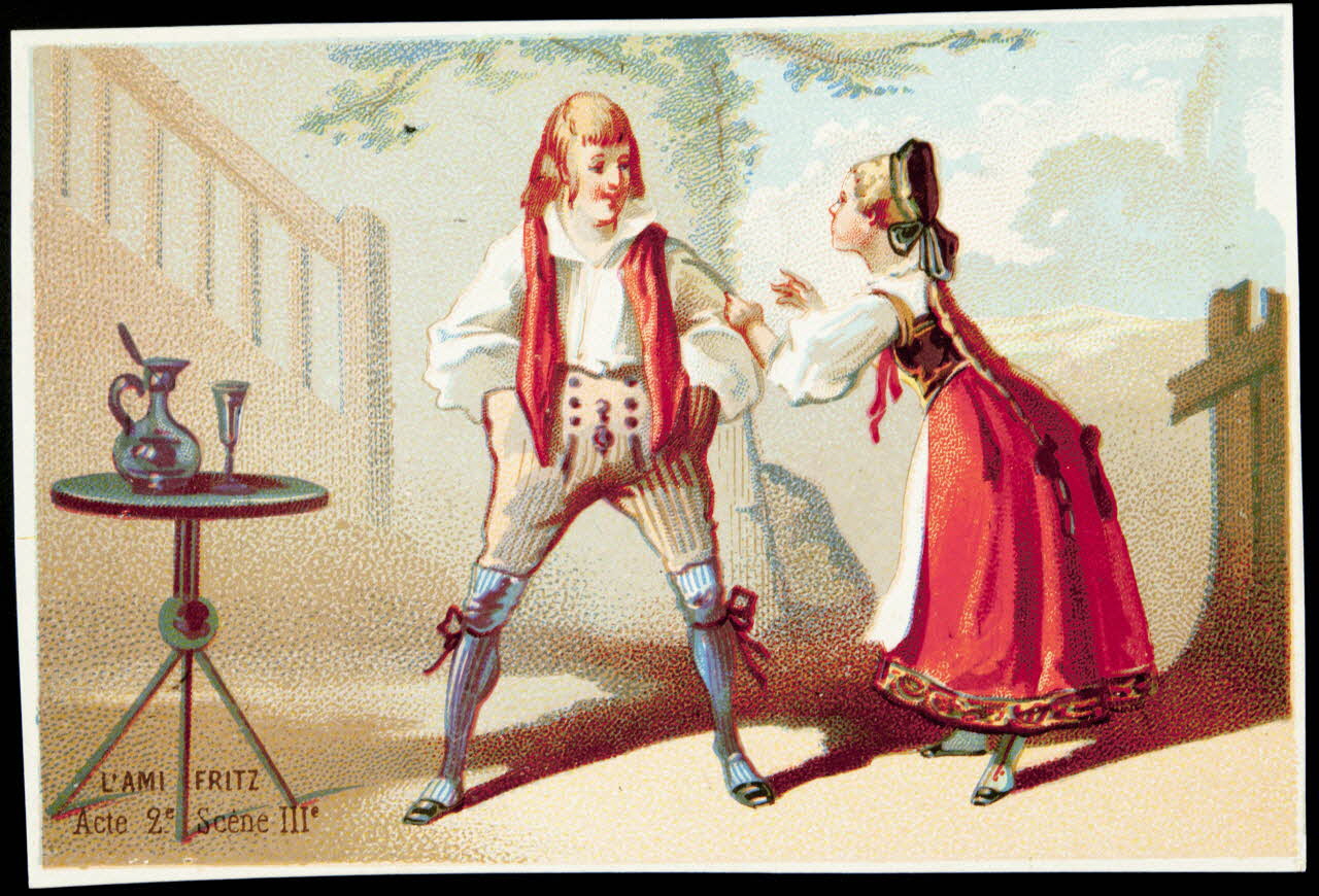 Imprimerie H. Laas carte réclame chromo Paris 1878-1905 1996.40.991.4 Photo