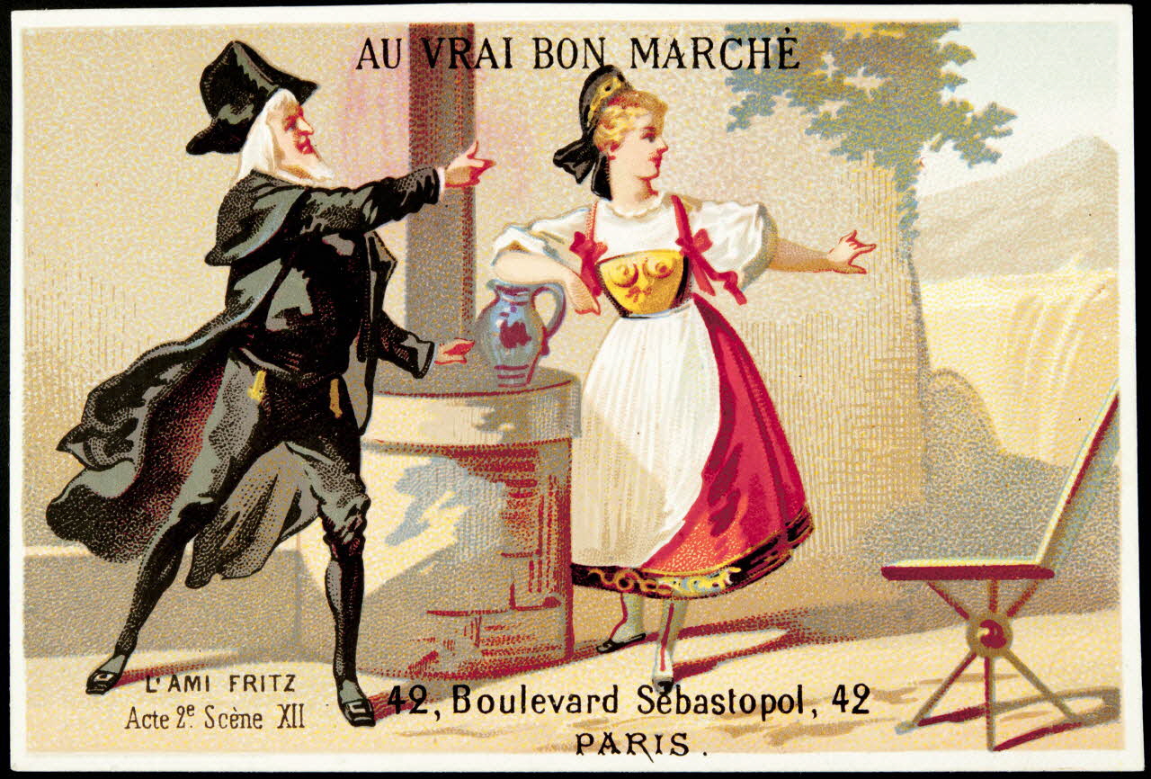 Hamelin Eugène carte réclame chromo Paris 1878-1905 1996.40.991.5 Photo