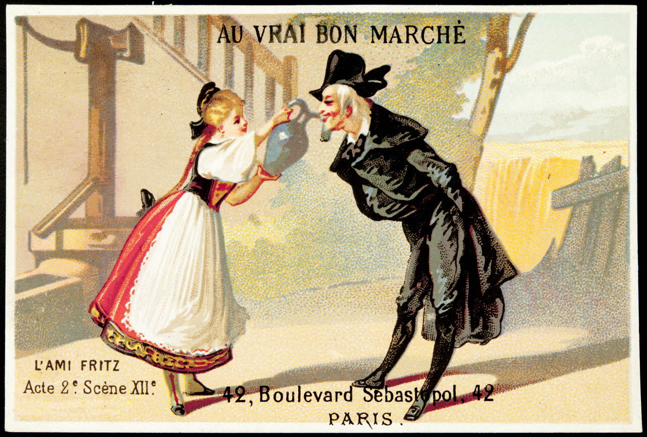 Hamelin Eugène carte réclame chromo Paris 1878-1905 1996.40.991.6 Photo