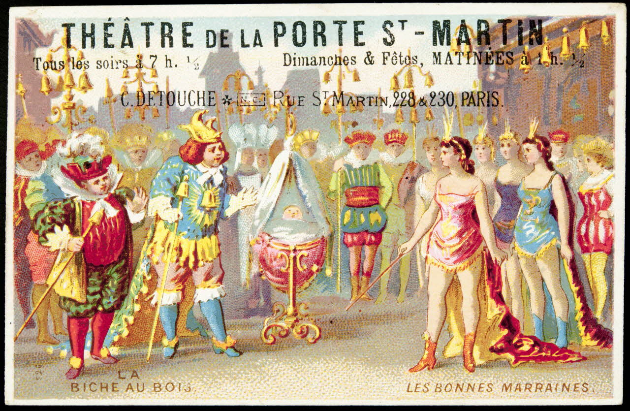 Imprimerie H. Laas carte réclame chromo Paris 1878-1905 1996.40.992.3 Photo