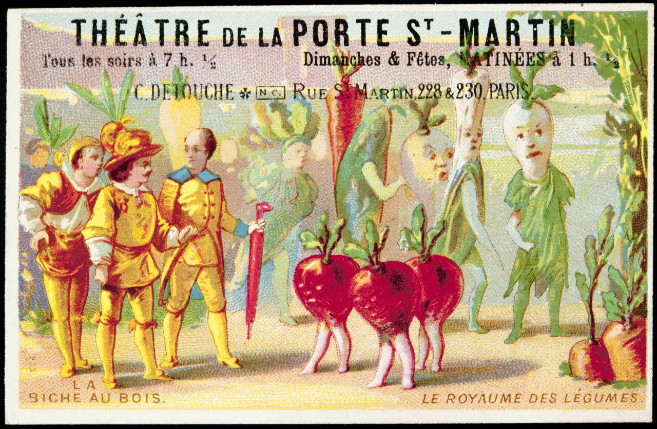 Imprimerie H. Laas carte réclame chromo Paris 1878-1905 1996.40.992.7 Photo