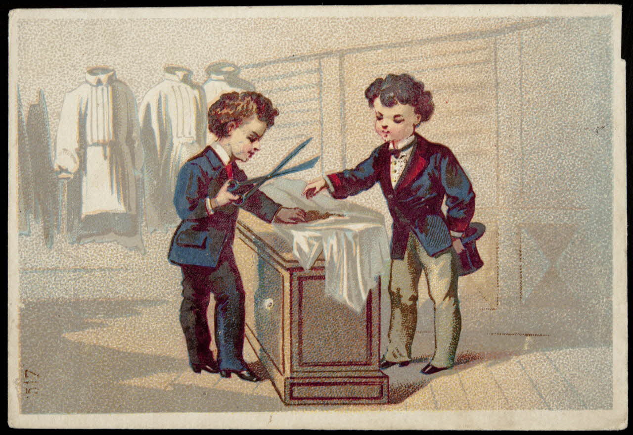 carte réclame chromo Paris 1878-1905 1996.40.995.2 Photo