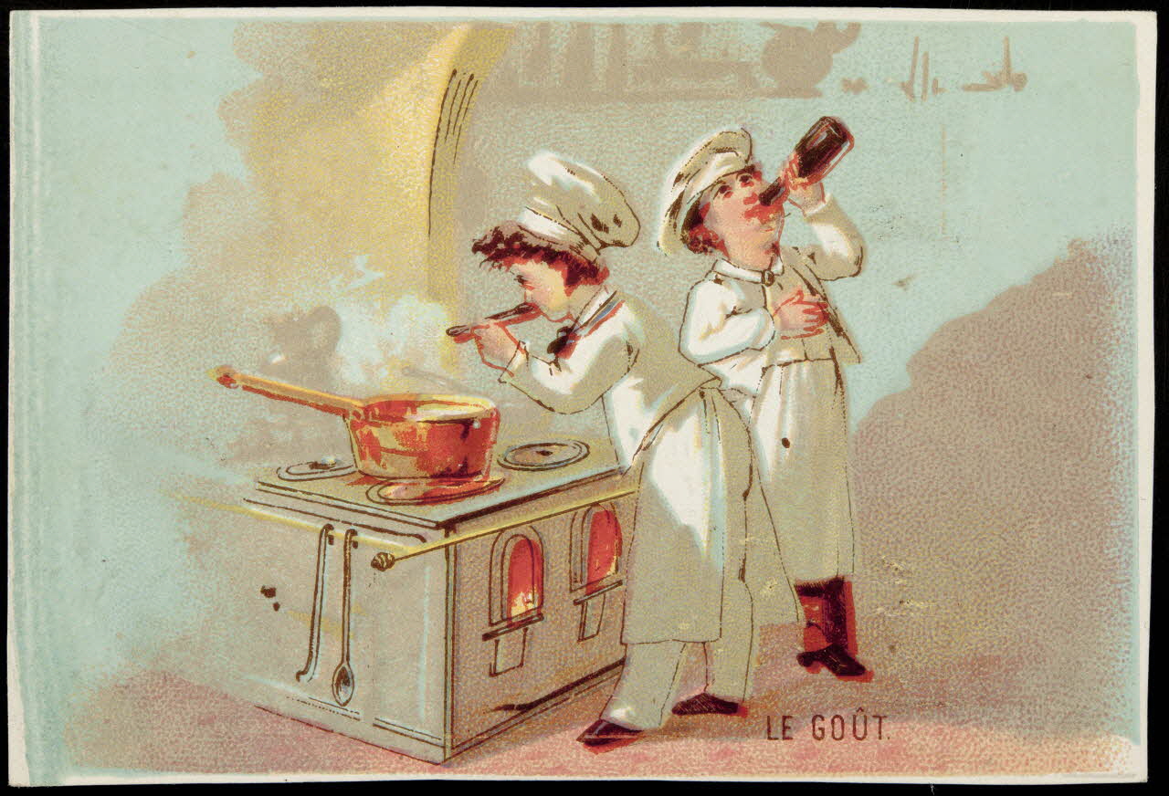 carte réclame chromo Paris 1878-1905 1996.40.996.1 Photo