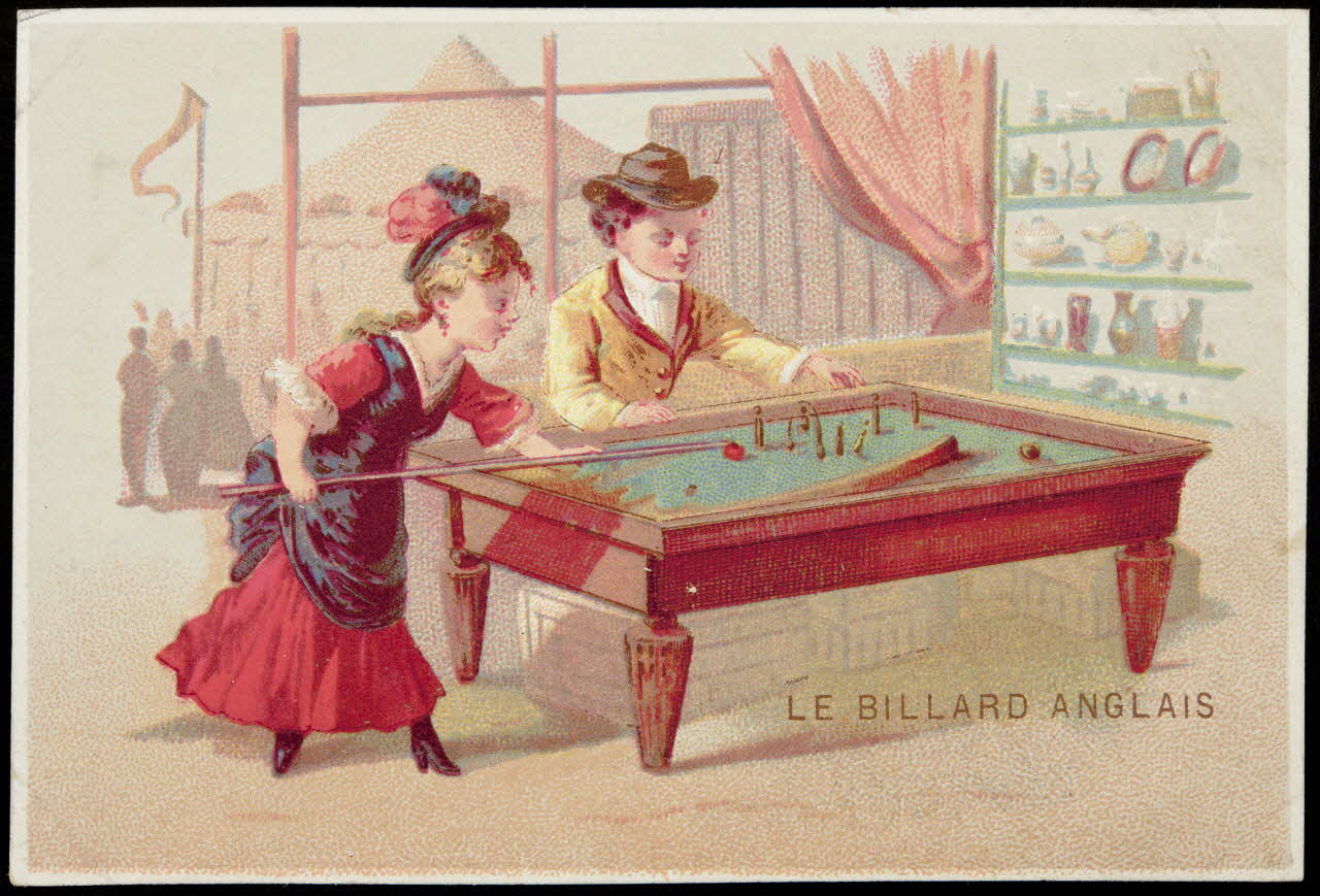 carte réclame chromo Paris 1878-1905 1996.40.997.1 Photo