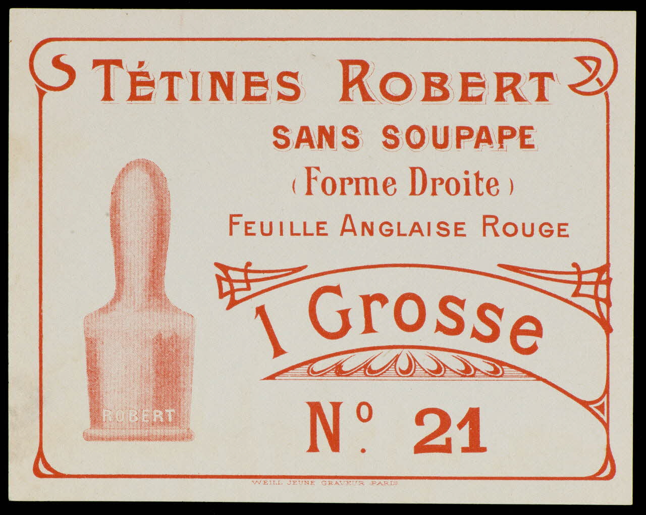 estampe TETINES ROBERT  SANS SOUPAPE 1996.48.13 Photo