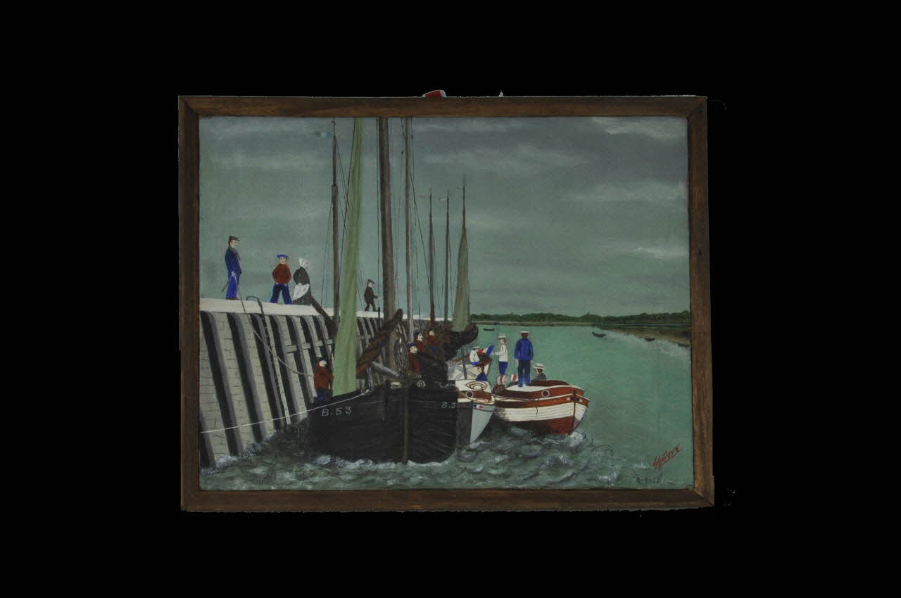 Lefèvre tableau Course croisière à Etaples France 1912 1967.151.1 Photo Mucem