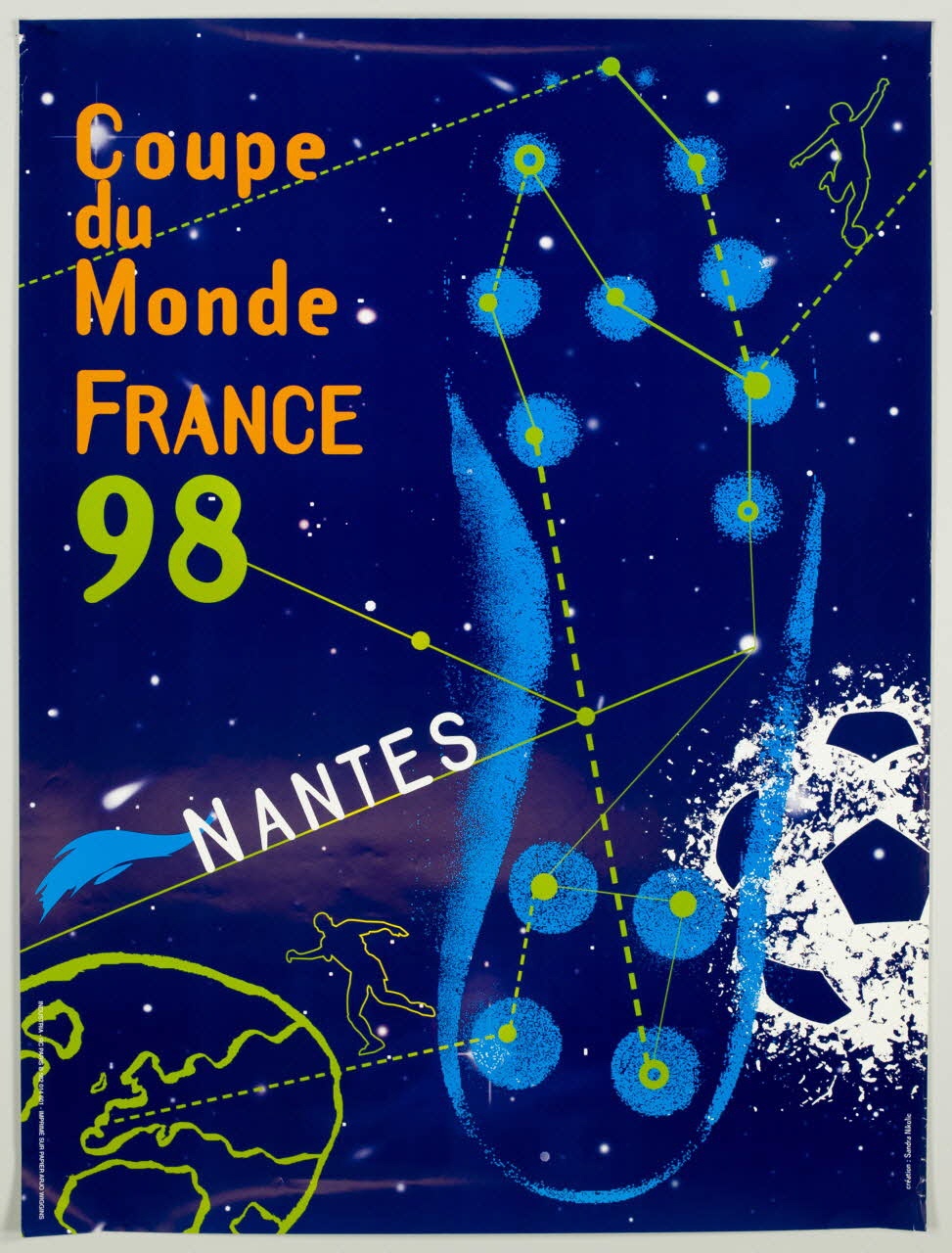 Sandra Nilcolic affiche Coupe  du  Monde  FRANCE  98  NANTES 1998 1998.78.3 Photo