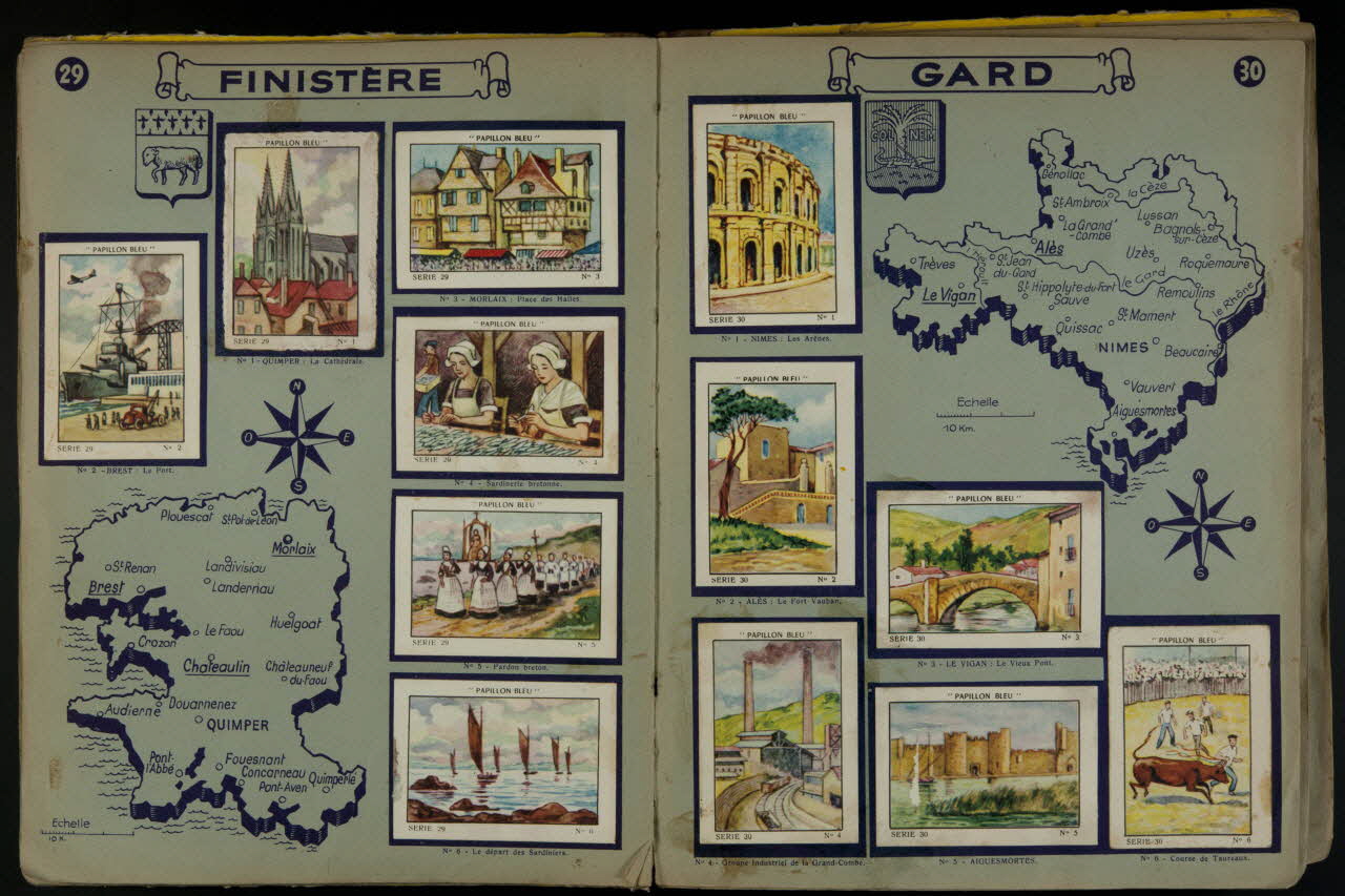 album le  Papillon Bleu  vous présente  son  ALBUM  N°2 France 1945-1955 2007.46.200 Photo