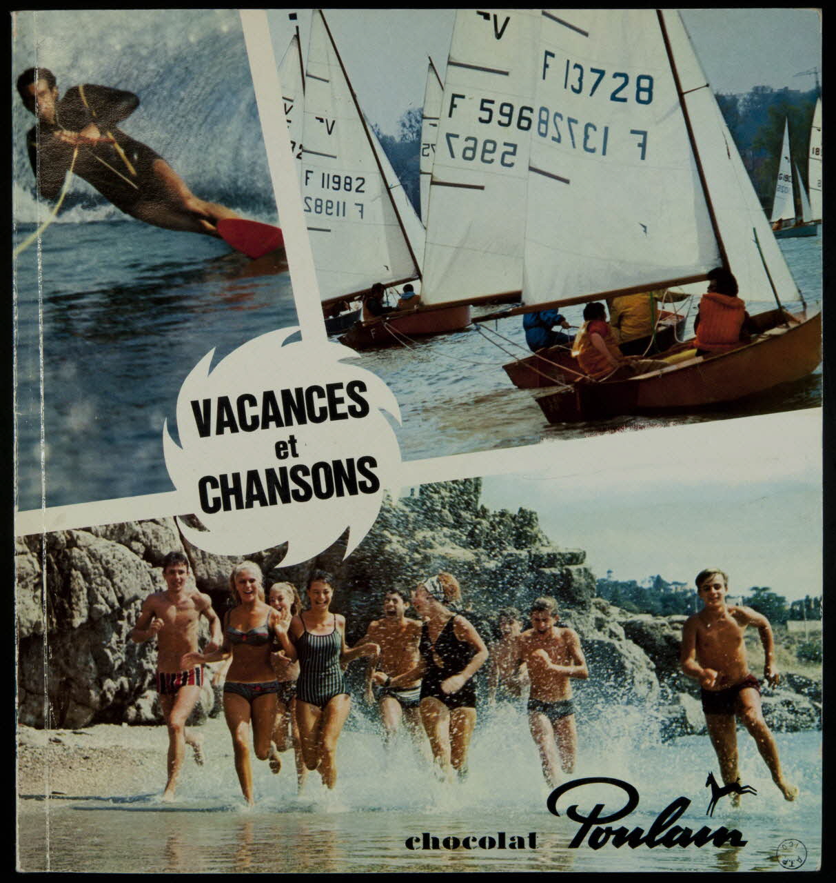 album VACANCES  et  CHANSONS  chocolat Poulain France 1968 2007.46.217 Photo