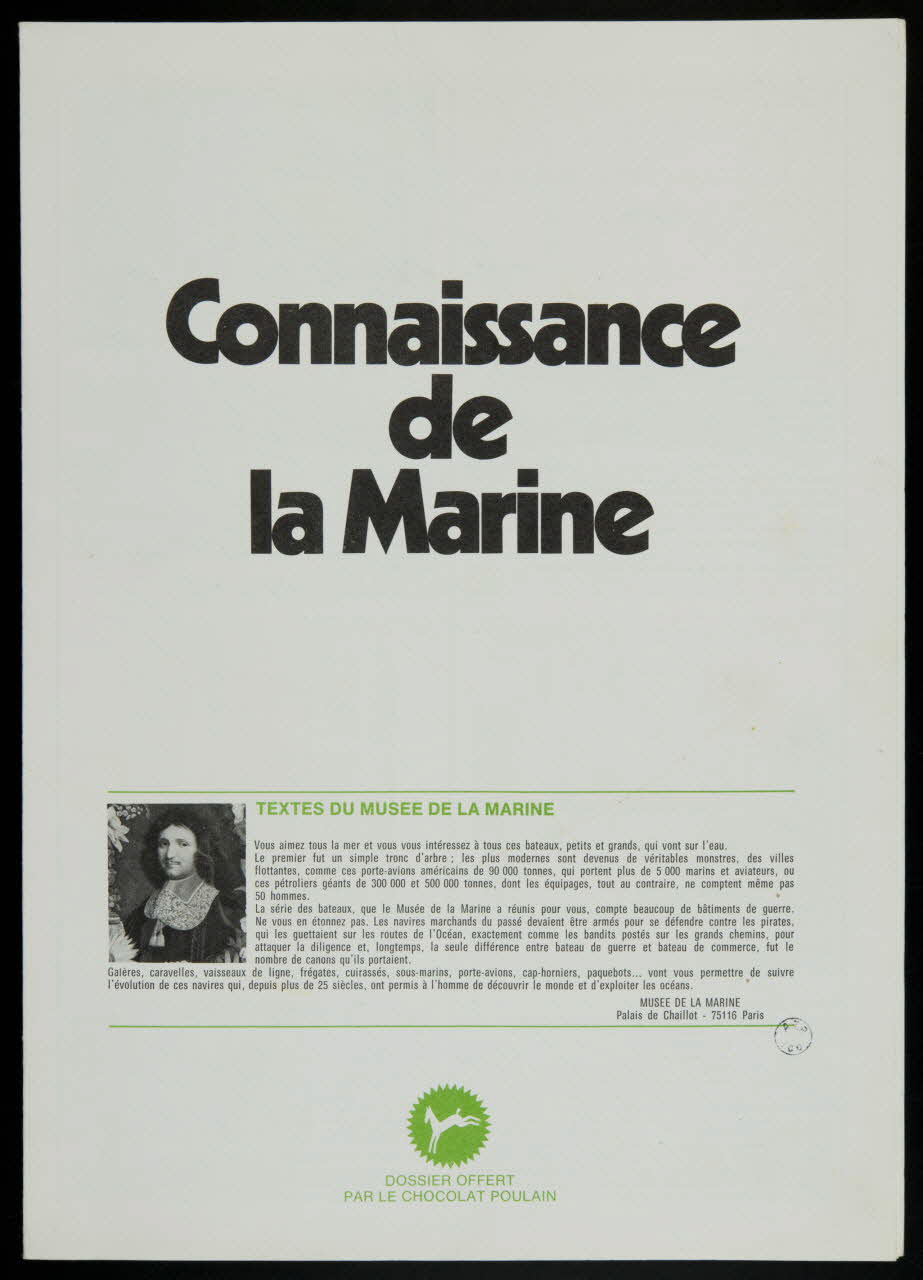 album Connaissance  de  la Marine France 1976 2007.46.231 Photo