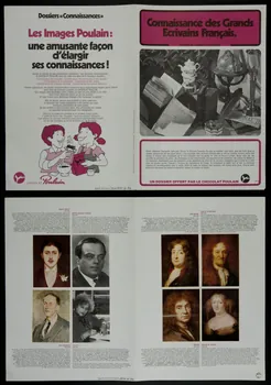 album Connaissance des Grands  Ecrivains Français. France 1982 2007.46.244 Photo