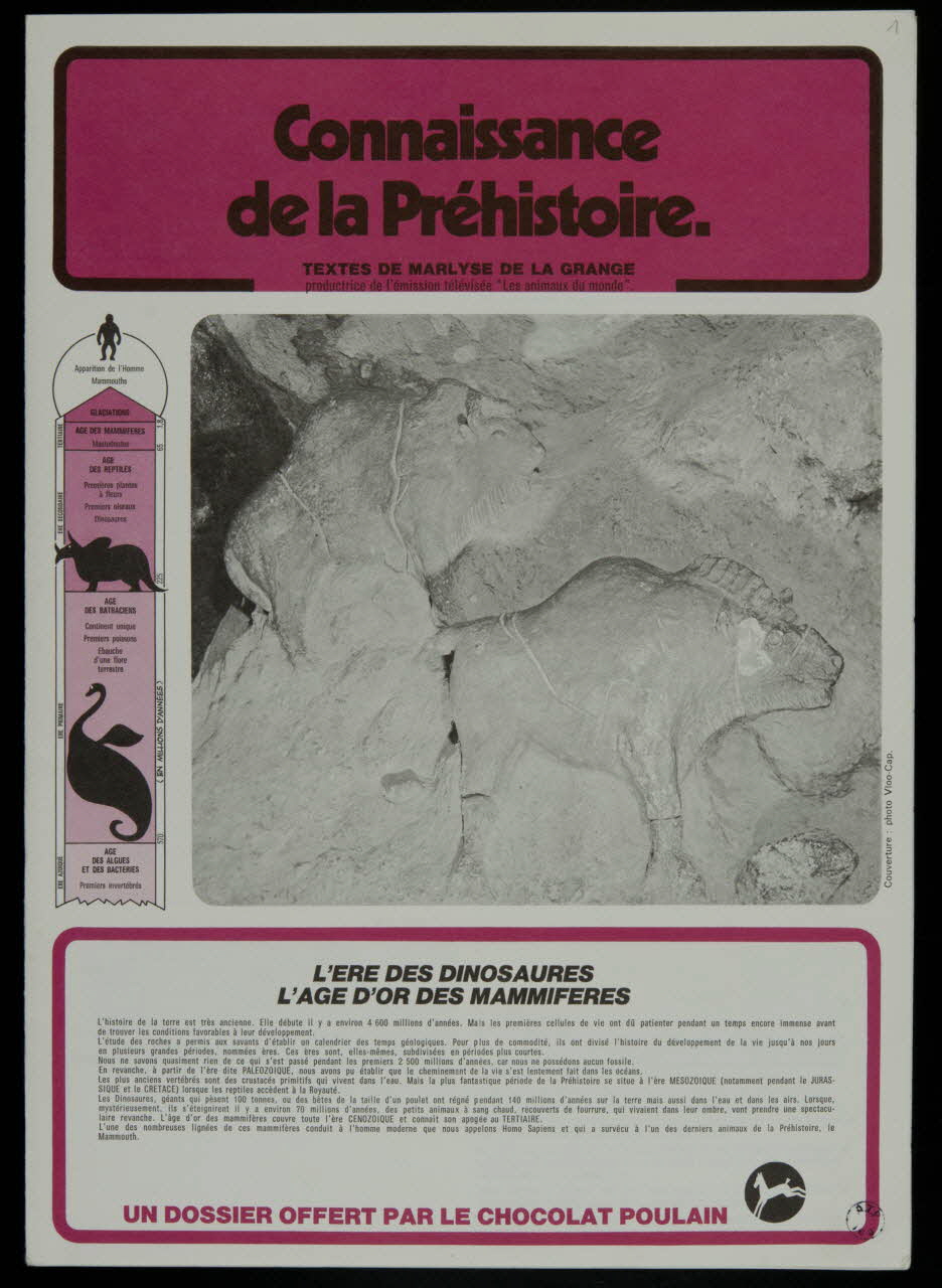 album Connaissance  de la Préhistoire. France 1982 2007.46.246 Photo