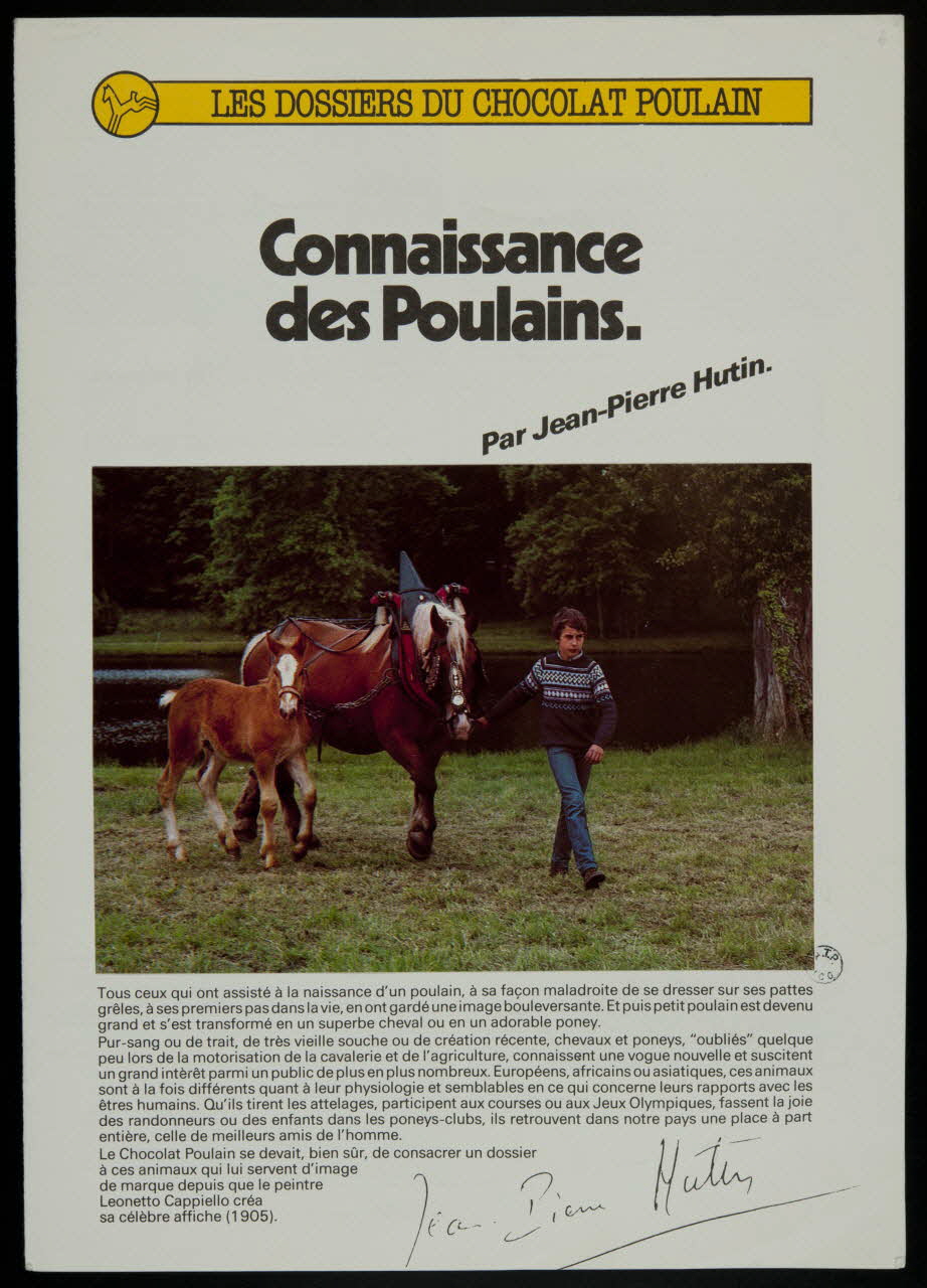 album Connaissance  des Poulains. France 1984 2007.46.251 Photo
