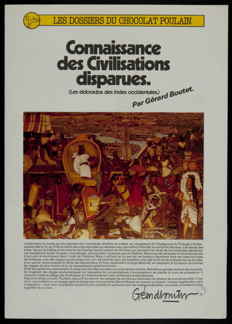 album Connaissance  des Civilisations  disparues.  (Les eldorados des Indes occidentales.) France 1984 2007.46.253 Photo