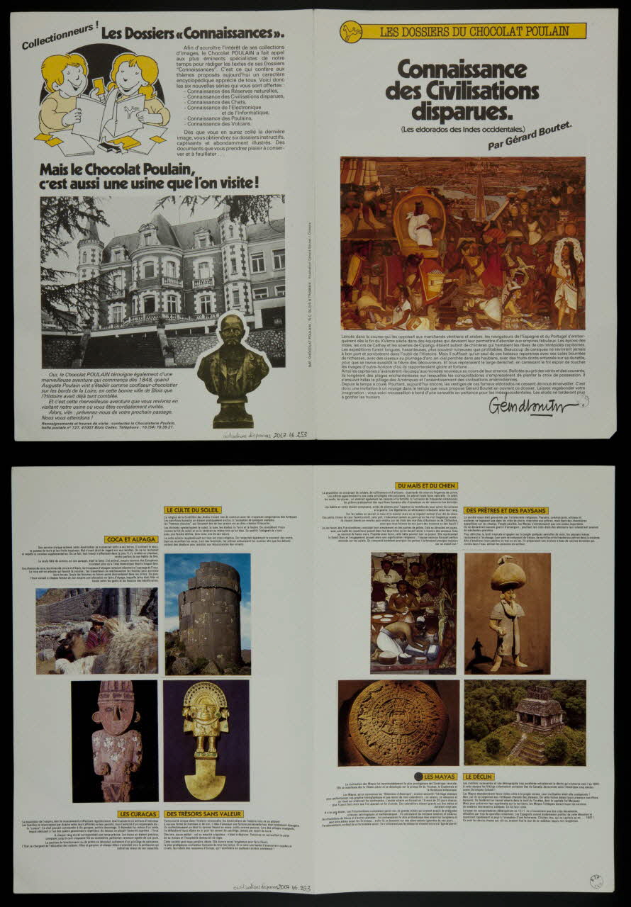 album Connaissance  des Civilisations  disparues.  (Les eldorados des Indes occidentales.) France 1984 2007.46.253 Photo