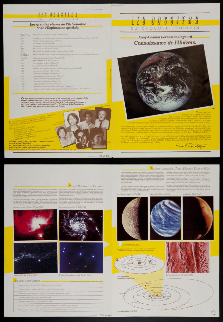 album Connaissance de l'Univers. France 1986 2007.46.261 Photo