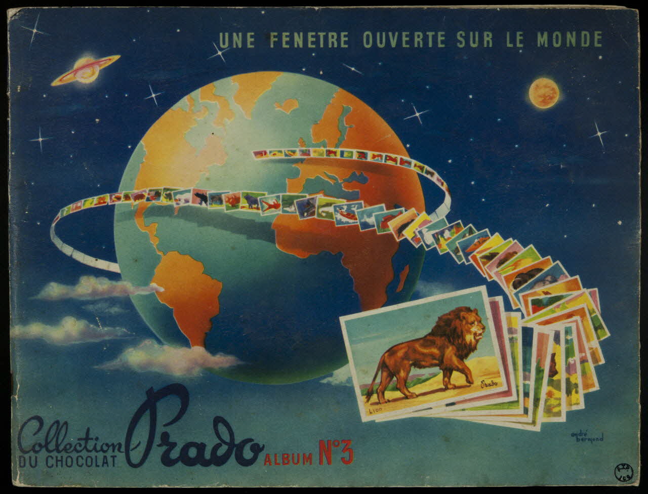 album UNE FENETRE OUVERTE SUR LE MONDE  Collection  DU CHOCOLAT  Prado ALBUM N°3 France 1945-1955 2007.46.268 Photo