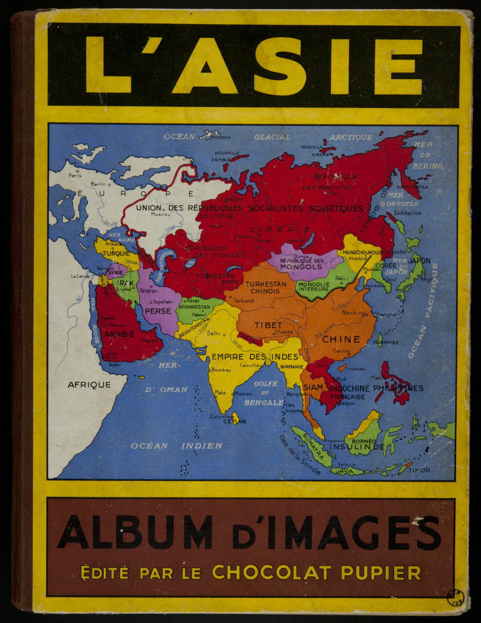 album L'ASIE  ALBUM D'IMAGES  EDITE PAR LE CHOCOLAT PUPIER France 1931-1941 2007.46.277 Photo