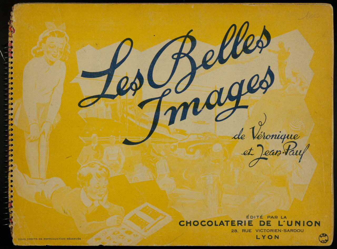 album Les Belles  Images  de Véronique  et Jean-Paul  EDITE PAR LA  CHOCOLATERIE DE L'UNION  28, RUE VICTORIEN-SARDOU  LYON France 1953-1963 2007.46.331 Photo