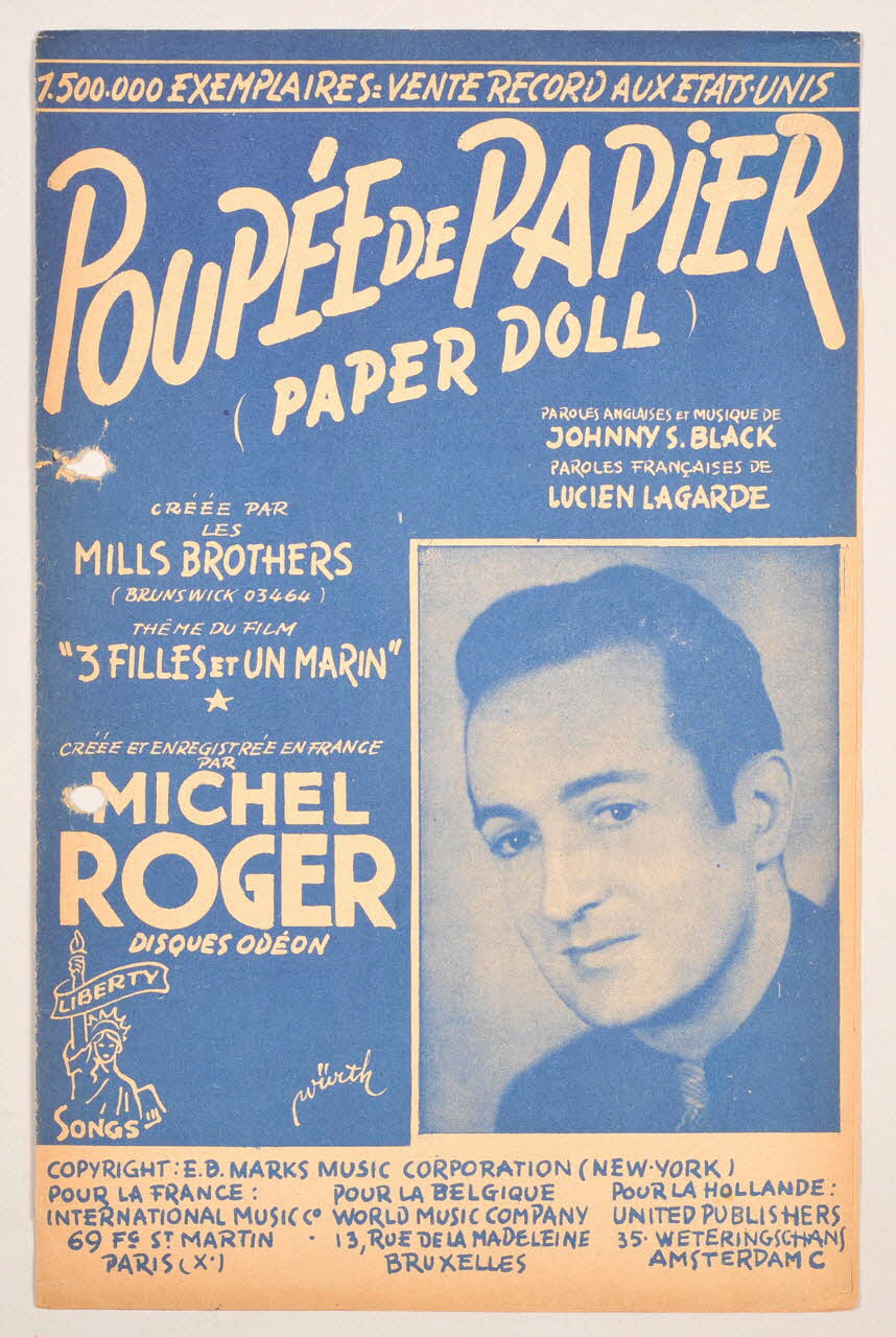 chanson petit format 1965.121.107 Photo