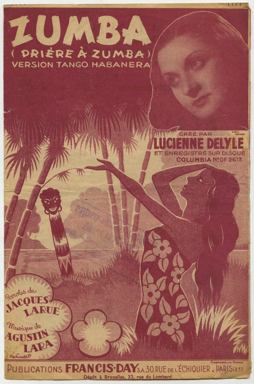 Agustin Lara ; Jacques Larue ; Lucienne Delyle ; Laroche, (S.A.); ; Publications Francis Day (S.A); chanson petit format Île-de-France, France 1939 1965.121.109 Photo