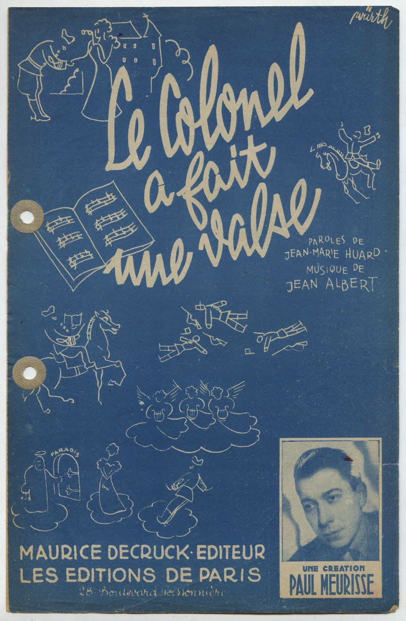 chanson petit format 1965.121.153 Photo